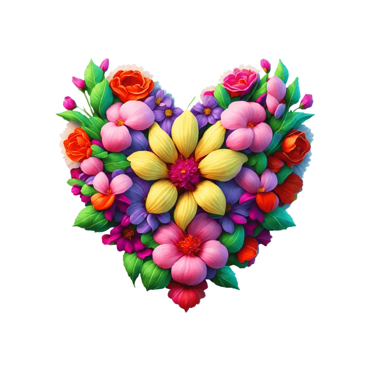 Heart Flower 68 Valentine' s Day  Holiday Ready To Press Dtf Transfers dtfintexas