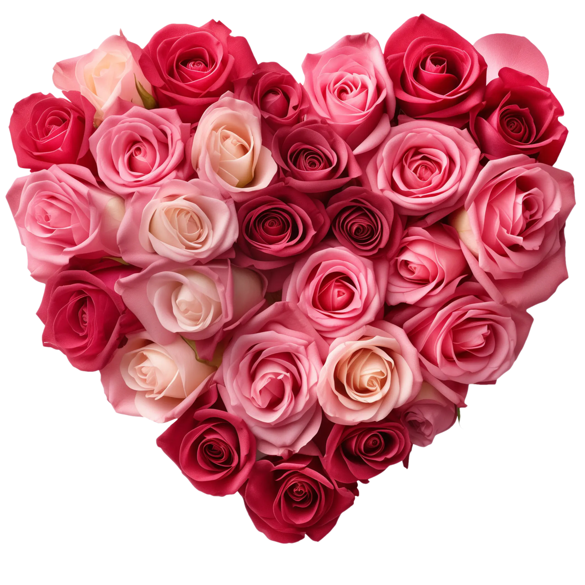 Heart Flower 3 Valentine' s Day  Holiday Ready To Press Dtf Transfers dtfintexas
