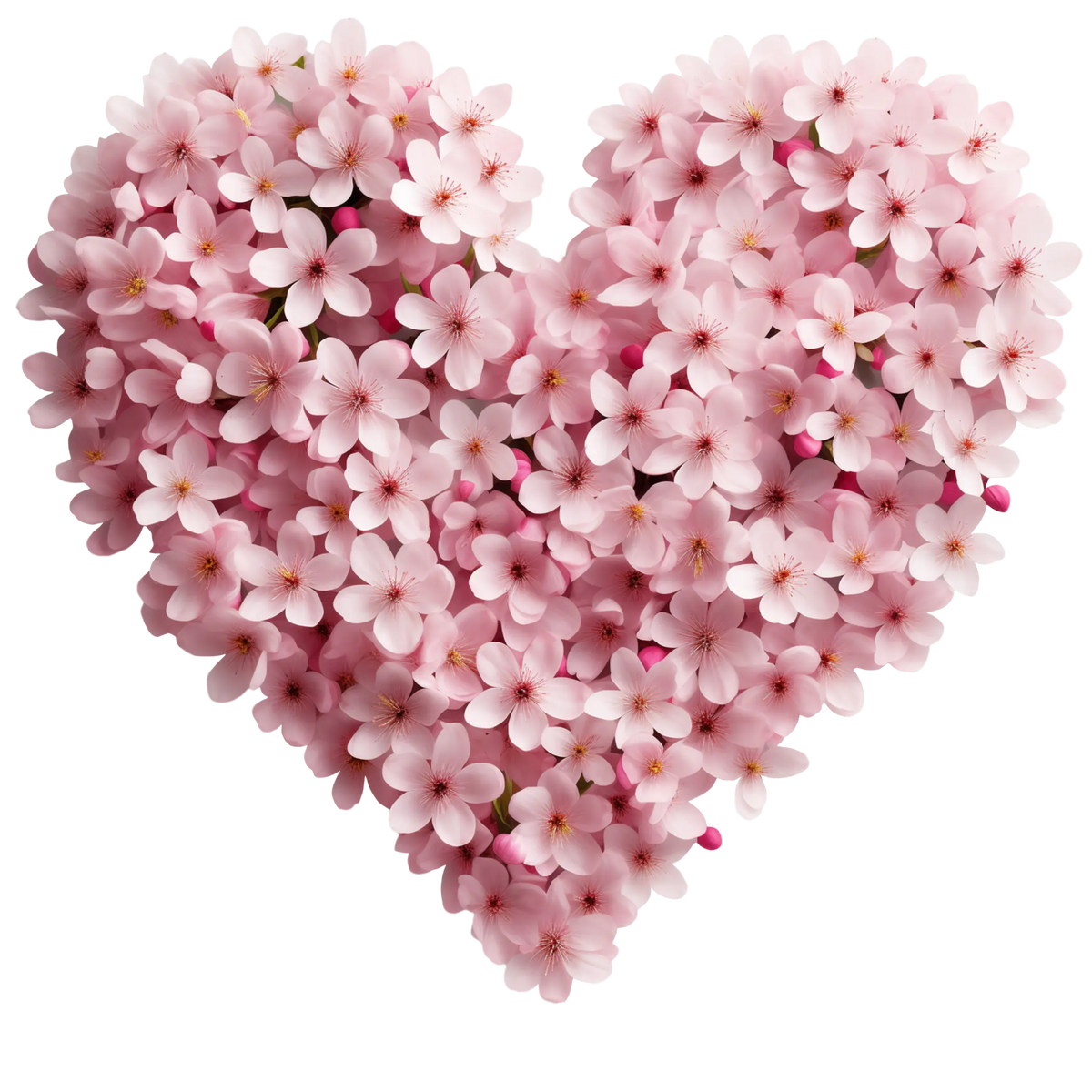 Heart Flower1 Valentine' s Day  Holiday Ready To Press Dtf Transfers dtfintexas