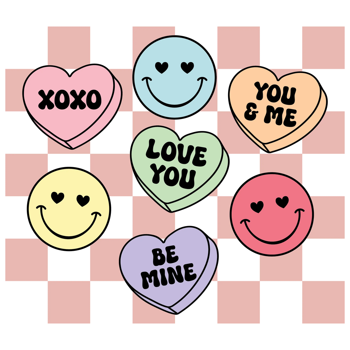 Love Valentine' s Day  Holiday Ready To Press Dtf Transfers dtfintexas