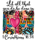 Love  (10)  Valentine' s Day  Holiday Ready To Press Dtf Transfers dtfintexas