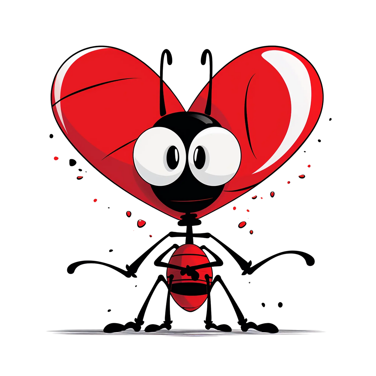 Love Ant  (10)  Valentine' s Day  Holiday Ready To Press Dtf Transfers dtfintexas
