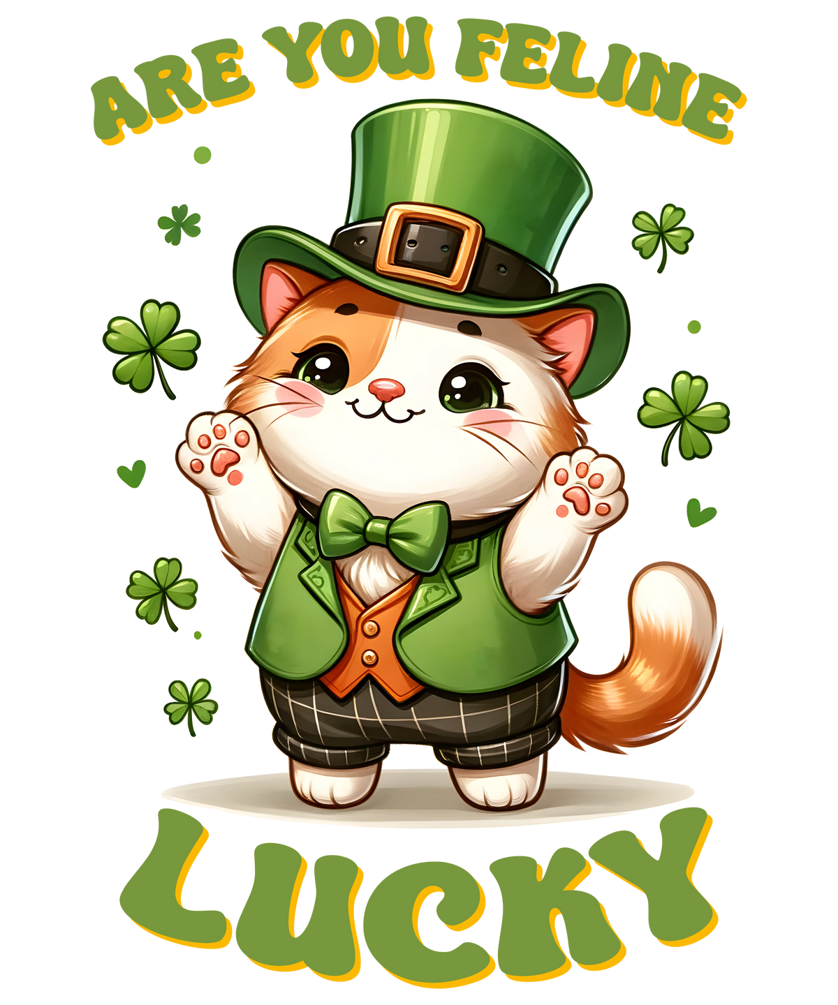 Lucky cat Cats Animals Ready To Press  Dtf Transfers dtfintexas