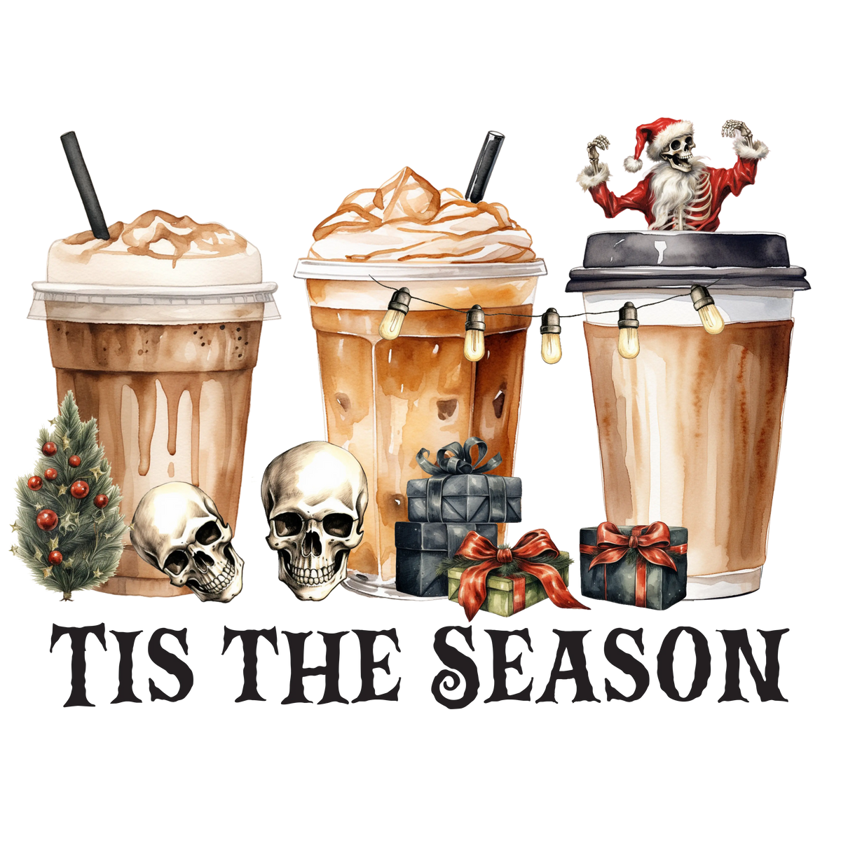 Merry Christmas Skeleton (16)  Christmas  Ready To Press Dtf Transfers dtfintexas