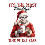 Merry Christmas Skeleton (17)  Christmas  Ready To Press Dtf Transfers dtfintexas