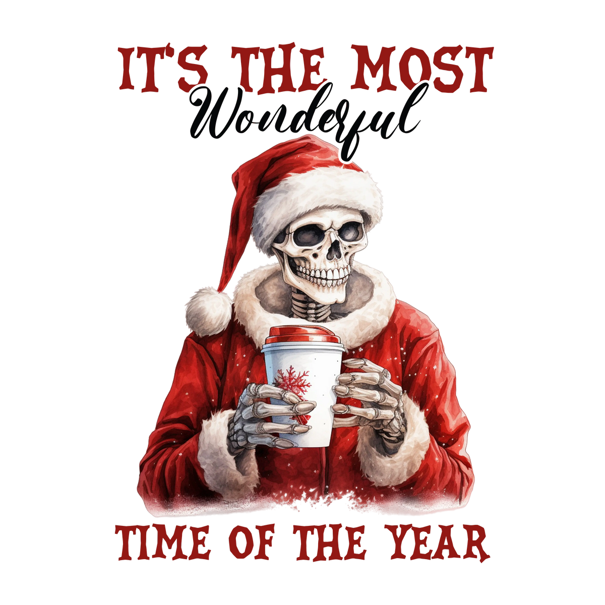 Merry Christmas Skeleton (17)  Christmas  Ready To Press Dtf Transfers dtfintexas