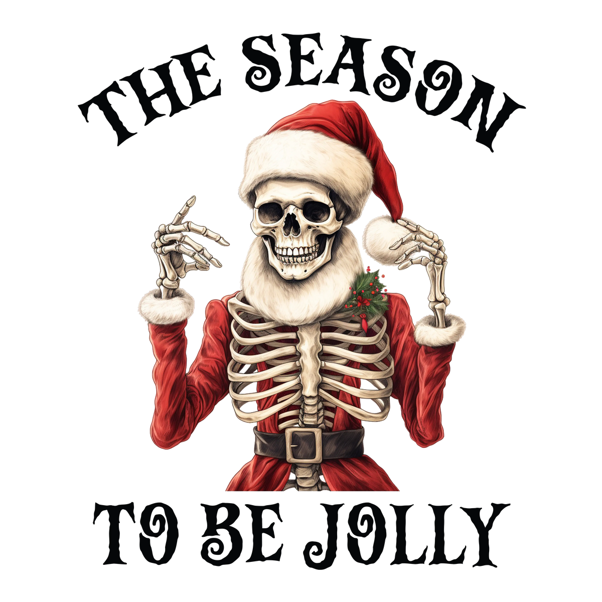 Merry Christmas-skeleton (6) Christmas  Ready To Press Dtf Transfers dtfintexas