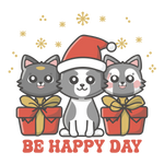 Merry Christmas107 Christmas Holidays  Ready To Press Dtf Transfers dtfintexas
