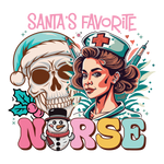 Merry Christmas  Nurse 213  Christmas Holidays  Ready To Press Dtf Transfers dtfintexas