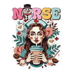 Merry Christmas  Nurse 214  Christmas Holidays  Ready To Press Dtf Transfers dtfintexas