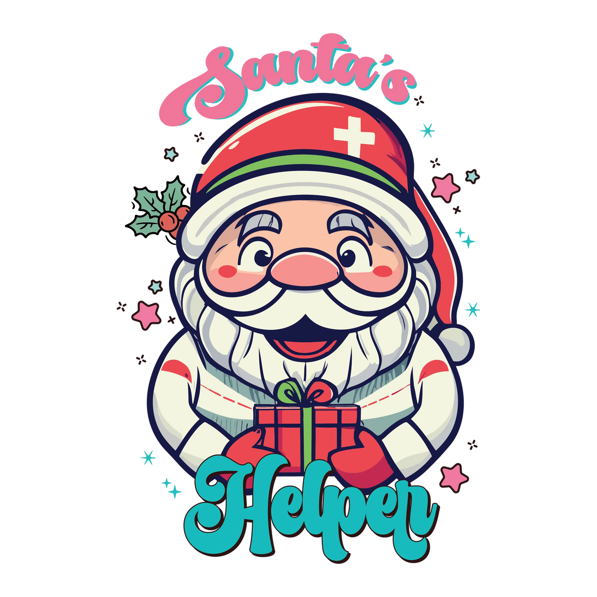 Merry Christmas  Nurse 216 Christmas Holidays  Ready To Press Dtf Transfers dtfintexas