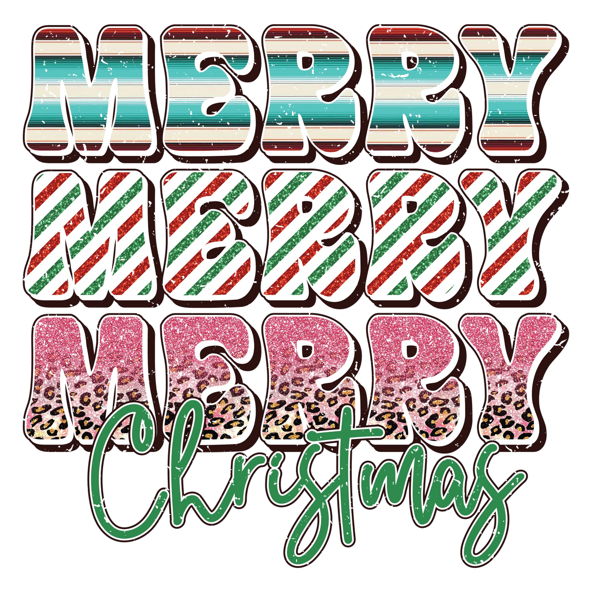 Merry Christmas (255)  Christmas Holidays  Ready To Press Dtf Transfers dtfintexas