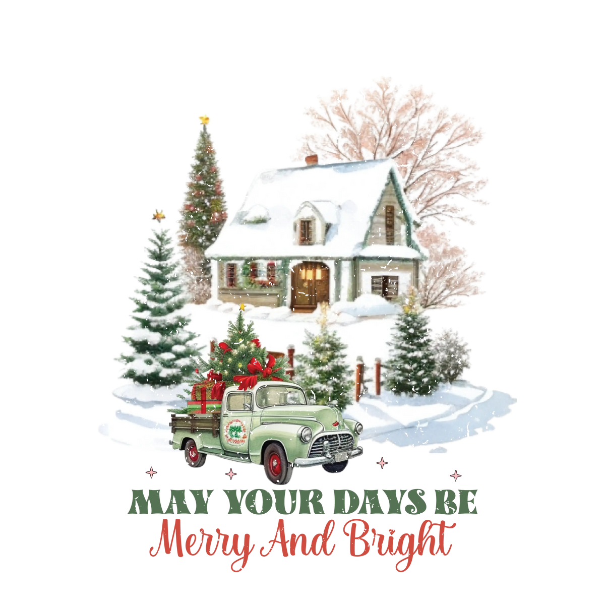 Merry Christmas  265 Christmas Holidays  Ready To Press Dtf Transfers dtfintexas