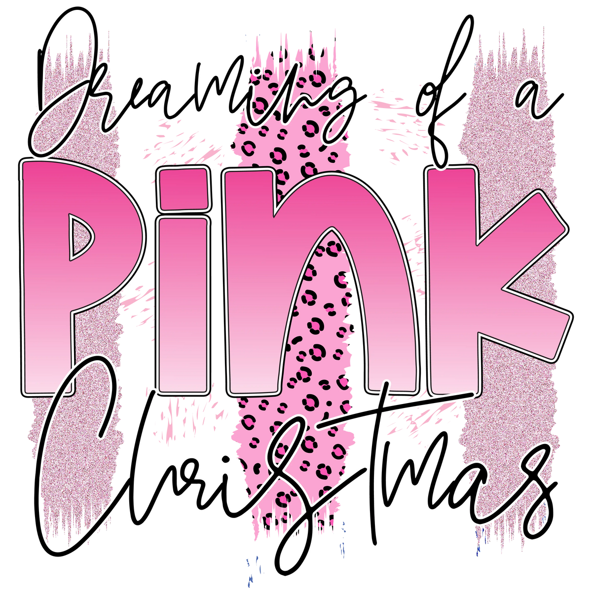 Mery Christmas pink (13) Christmas Holidays  Ready To Press Dtf Transfers dtfintexas