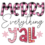 Mery Christmas pink (14) Christmas Holidays  Ready To Press Dtf Transfers dtfintexas