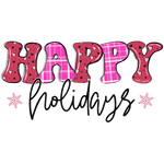 Mery Christmas pink (3) Christmas Holidays  Ready To Press Dtf Transfers dtfintexas
