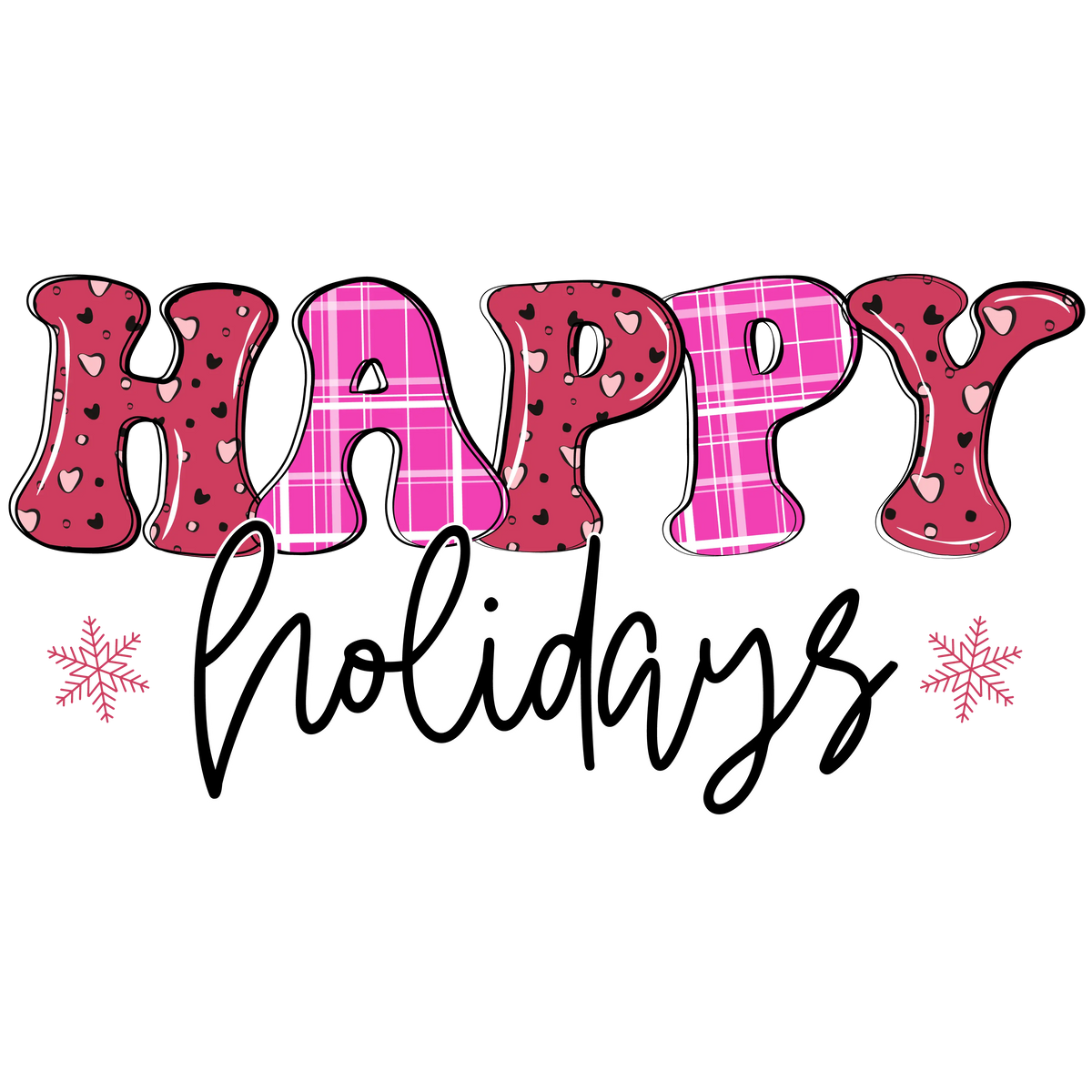 Mery Christmas pink (3) Christmas Holidays  Ready To Press Dtf Transfers dtfintexas