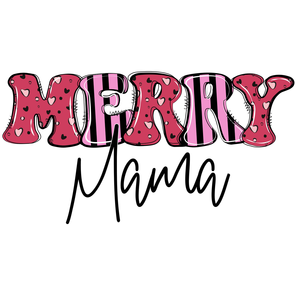 Mery Christmas pink (4) Christmas Holidays  Ready To Press Dtf Transfers dtfintexas