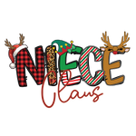 Niece Claus Hat  Christmas Holidays  Ready To Press Dtf Transfers dtfintexas