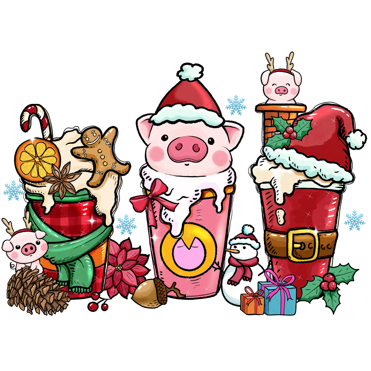 noel (8) Christmas Holidays  Ready To Press Dtf Transfers dtfintexas