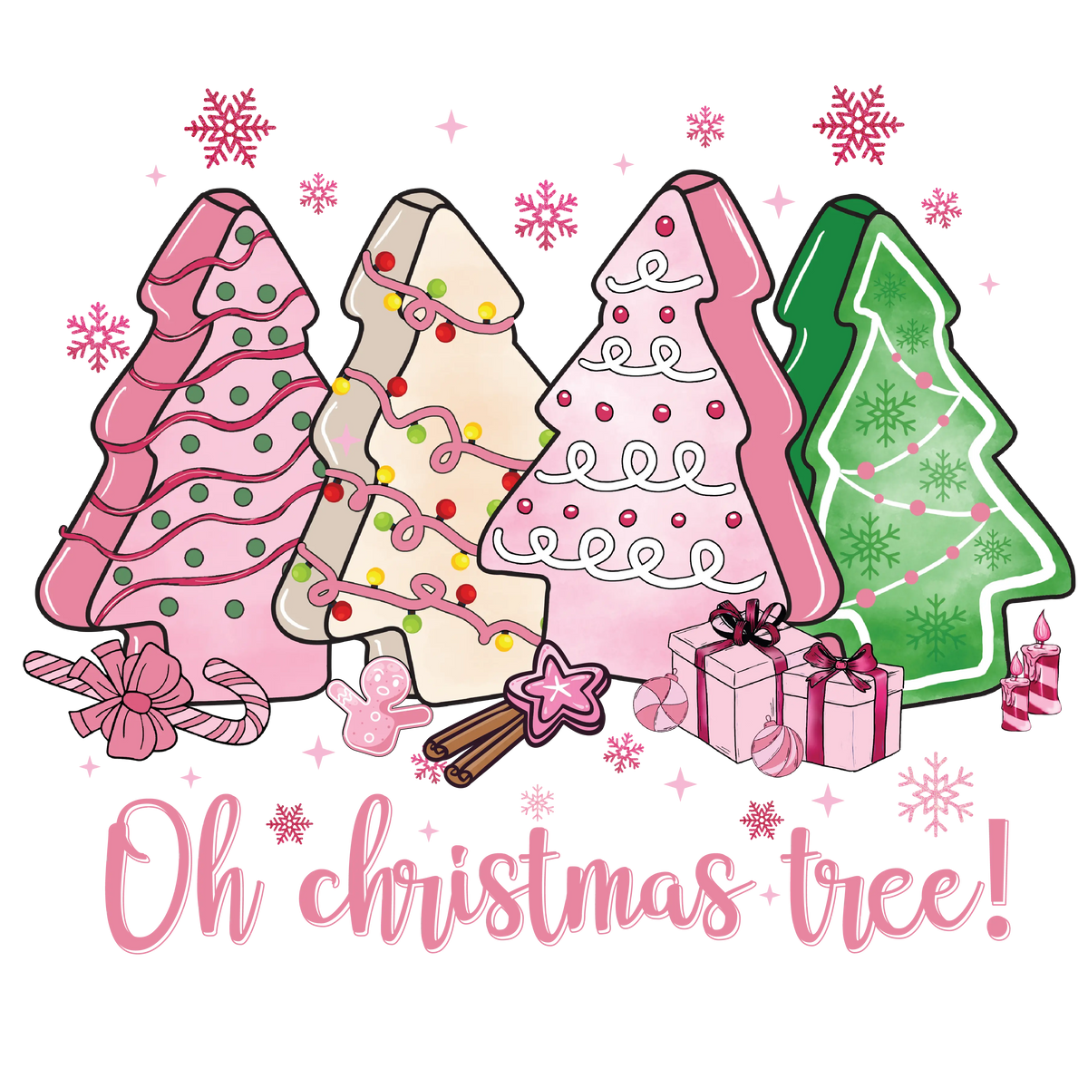 Oh Christmas TreeChristmas Holidays  Ready To Press Dtf Transfers dtfintexas