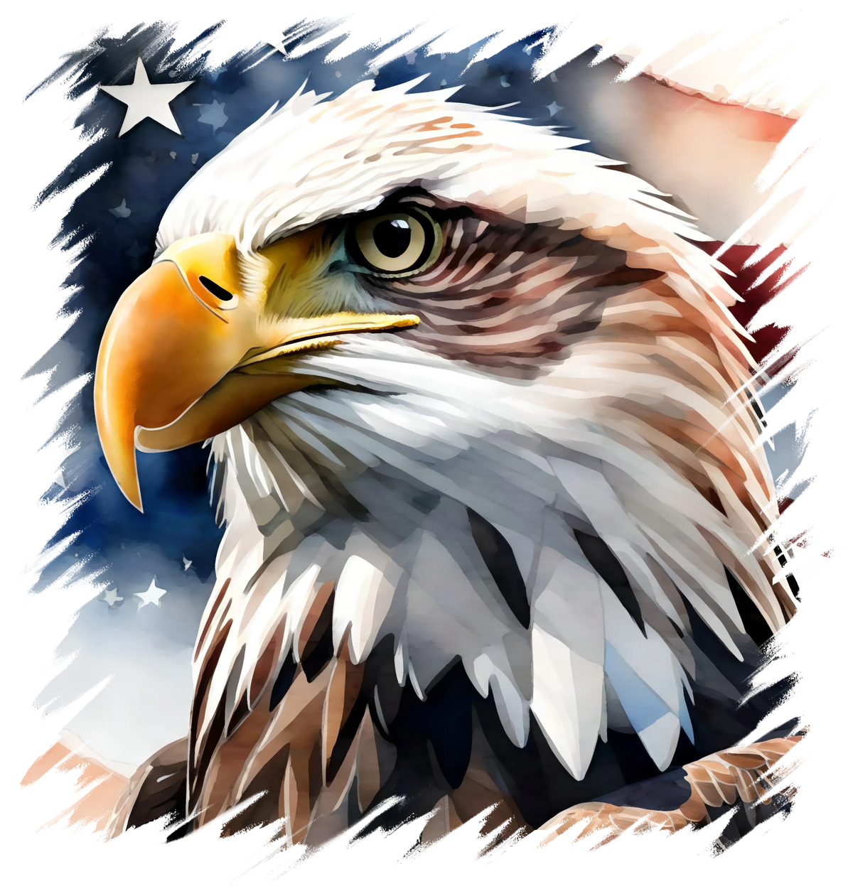 Patriotic Eagle 1 Patrıotıc Holıdays Ready To Press Dtf Transfers dtfintexas