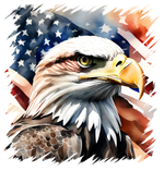 Patriotic Eagle 3 Patrıotıc Holıdays Ready To Press Dtf Transfers dtfintexas