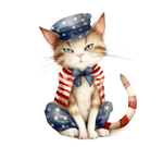 Patriotick  Cat Usa (9) Patrıotıc Holıdays Ready To Press Dtf Transfers dtfintexas