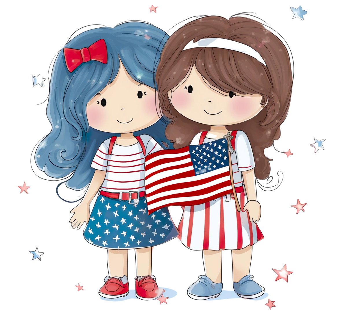 Patriotick Children (17) Patrıotıc Holıdays Ready To Press Dtf Transfers dtfintexas