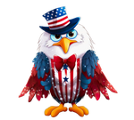 Patriotick Usa Bird (3) Patrıotıc Holıdays Ready To Press Dtf Transfers dtfintexas