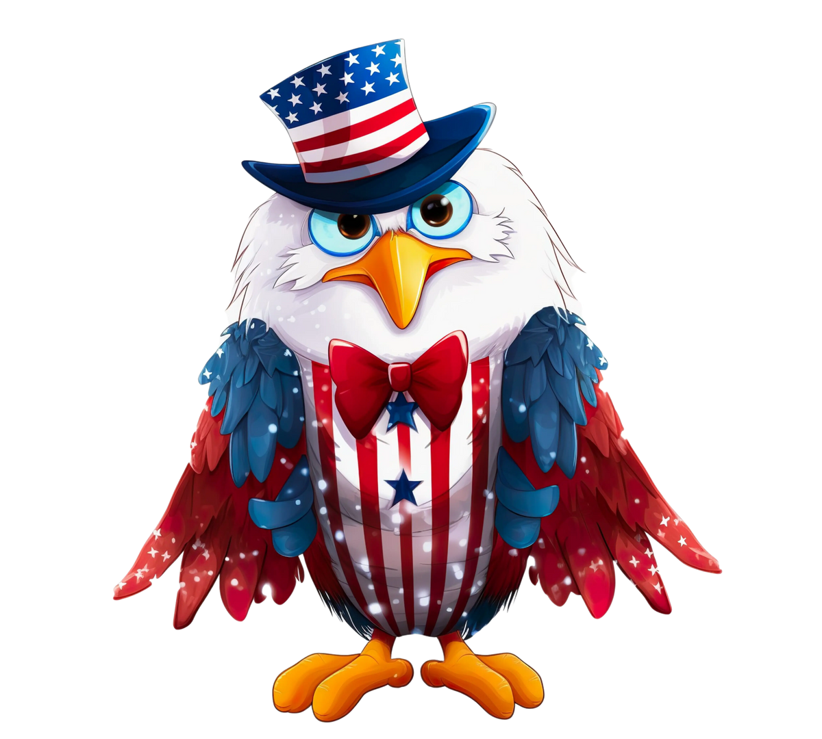 Patriotick Usa Bird (3) Patrıotıc Holıdays Ready To Press Dtf Transfers dtfintexas