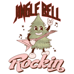 Pink Retro Christmas Design (1) Christmas Holidays Ready To Press Dtf Transfers - dtfintexas