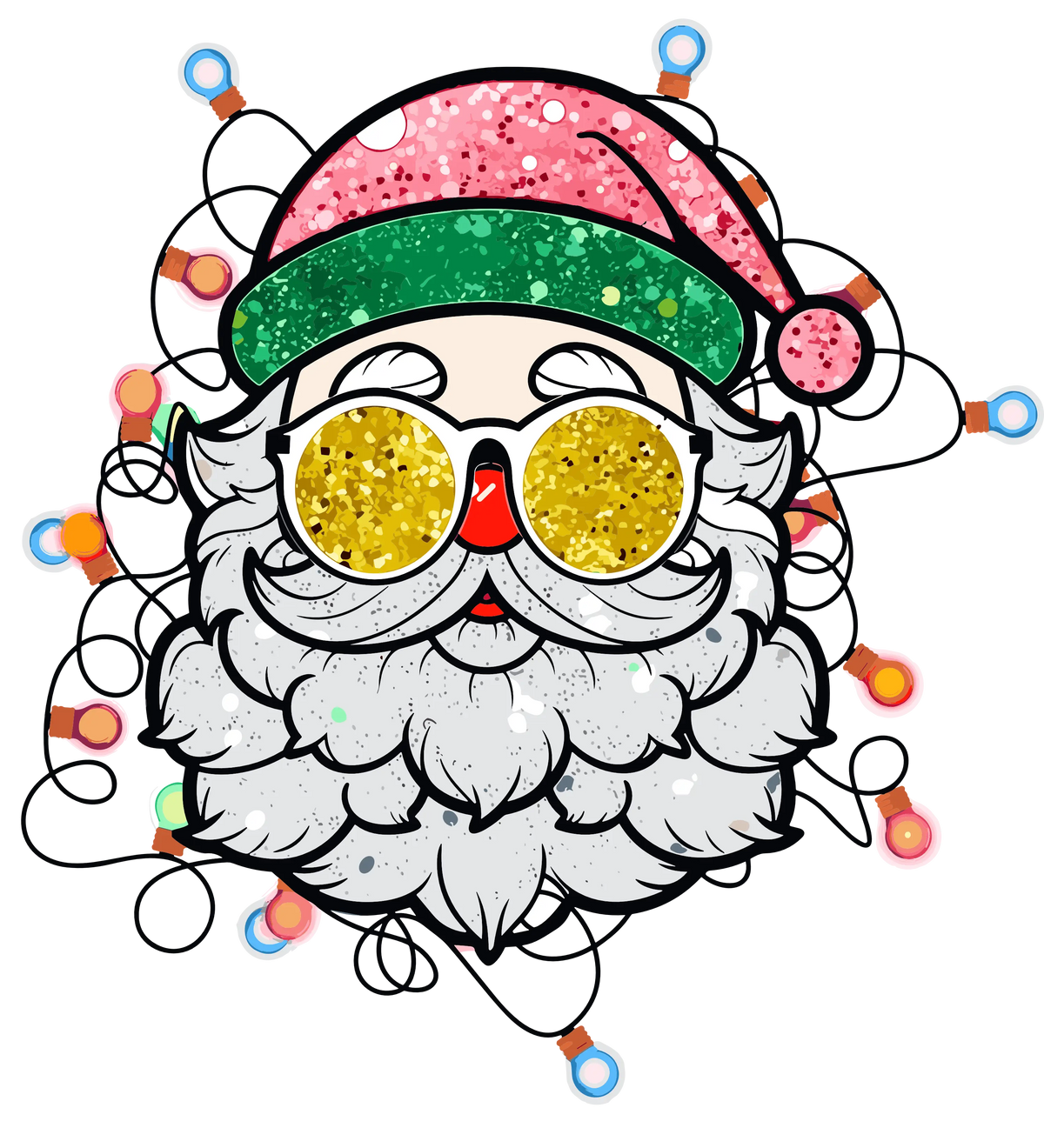 Santa   Christmas Holiday  Ready To Press Dtf Transfers dtfintexas