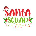 Santa Squad-01 Christmas Holiday  Ready To Press Dtf Transfers dtfintexas
