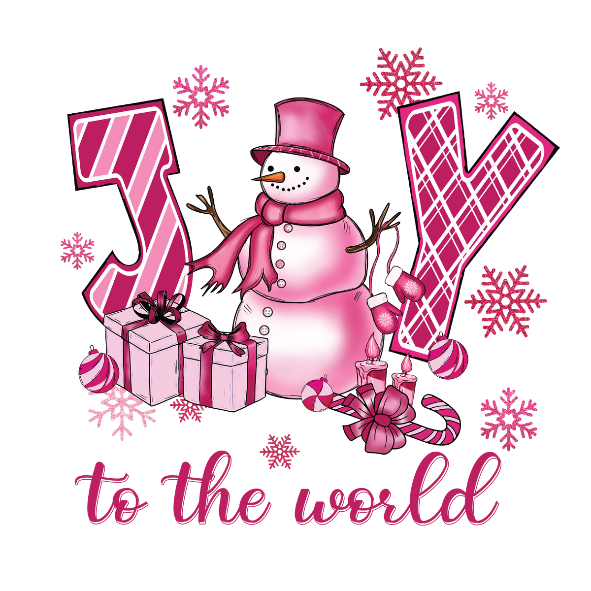 to the world 01 Christmas Holiday  Ready To Press Dtf Transfers dtfintexas