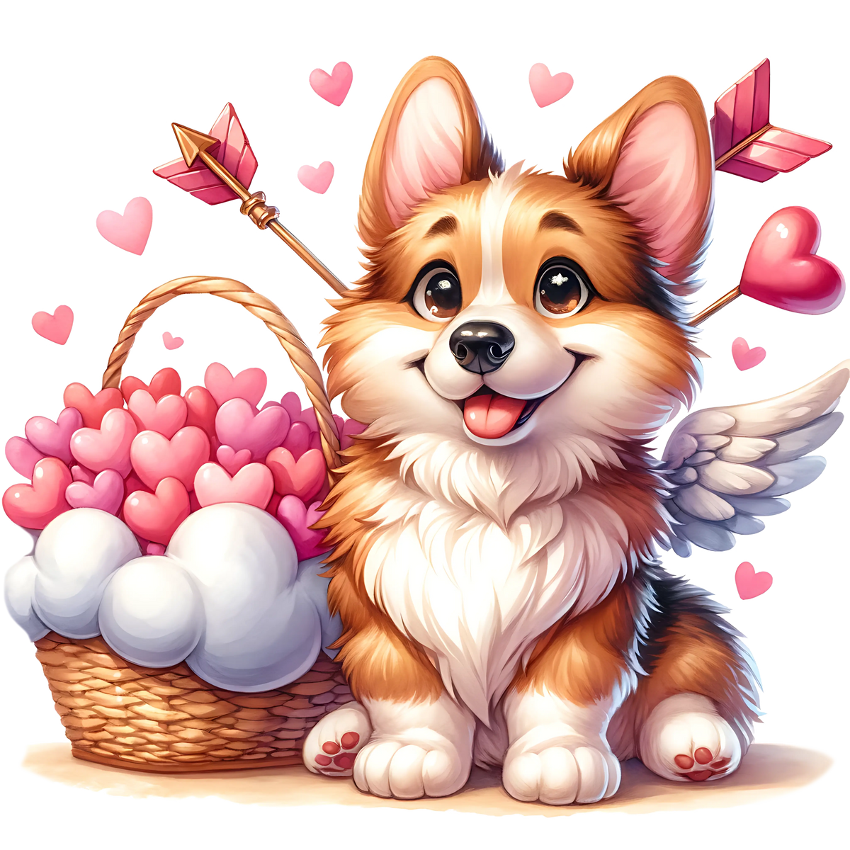Valentina  dog (36) Valentine' s Day  Holiday Ready To Press Dtf Transfers dtfintexas