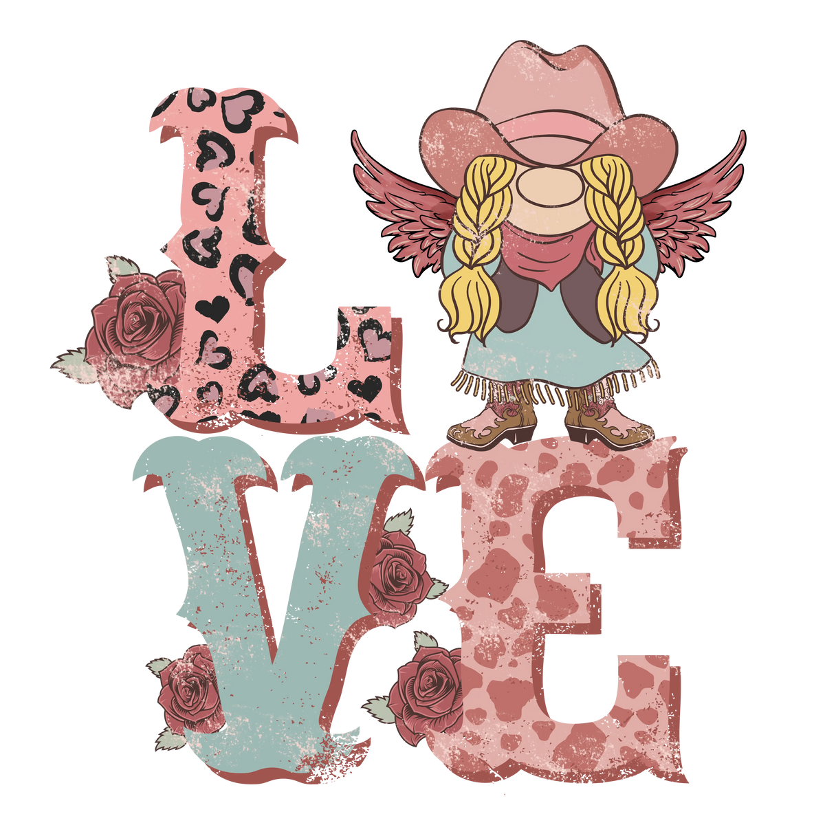 Valentina Retro (19) Valentine' s Day  Holiday Ready To Press Dtf Transfers dtfintexas