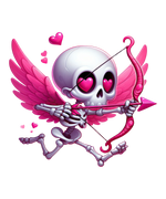 Valentinas Day Skeleton (17) Valentine' s Day  Holiday Ready To Press Dtf Transfers dtfintexas